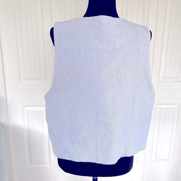 Vintage Denim Patchwork, Lined, Boho Vest Made With Jeans from the 70’s and 80’s - Picture 13 of 13